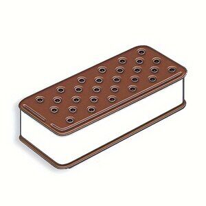 ICE CREAM SANDWICH OIL DRIPPED ENAMEL PIN LAPEL PIN BROOCH NWT